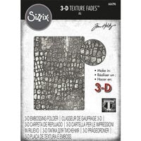 Sizzix - Tim Holtz - Halloween - 3D Texture Fades - Embossing Folder - Reptile