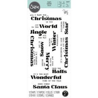 Sizzix - Clear Acrylic Stamps - Seasonal Vibes Set 02