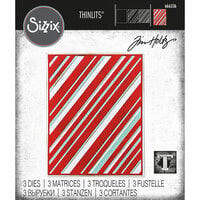 Sizzix - Tim Holtz - Christmas - Thinlits Dies - Layered Stripes
