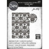 Sizzix - Tim Holtz - Halloween - Multi-Level Texture Fades - Embossing Folder - Tapestry