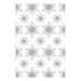 Sizzix - Christmas - Multi-Level Textured Impressions - Embossing Folder - Snowflake Sparkle