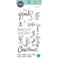 Sizzix - Clear Acrylic Stamps - Seasonal Sentiments