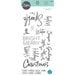 Sizzix - Clear Acrylic Stamps - Seasonal Sentiments