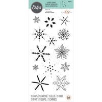 Sizzix - Clear Acrylic Stamps - Tiny Snowflakes