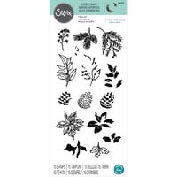 Sizzix - Clear Photopolymer Stamps - Corner Wreath