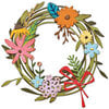 Sizzix - Tim Holtz - Thinlits Dies - Vault Funky Floral Wreath