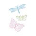 Sizzix - 49 and Market Collection - Framelits Dies with Clear Stamps - Engraved Wings