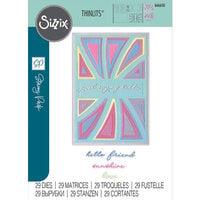 Sizzix - Stacey Park - Thinlits Dies - Cosmopolitan - Swank Spirals