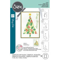 Sizzix - Stacey Park - Layered Stencils - Cosmopolitan - Christmas, Happy Holidays