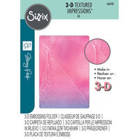 Sizzix - Stacey Park - 3D Textured Impressions - Embossing Folder - Cosmopolitan - French Twist