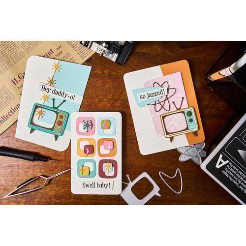 Sizzix - Tim Holtz - Thinlits Dies - Vault Atomic Retro