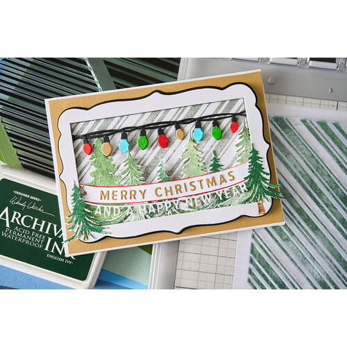 Sizzix - 49 and Market Collection - Thinlits Dies - Snap and Swap Merry Christmas