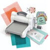 Sizzix - Big Shot Machine Die Cutting Bundle - White and Gray - With Exclusive Ocean and Ballet Slipper Cutting Pads