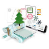 Sizzix - Big Shot Machine - Jolly Holiday Die and Rubber Stamp Kit - (Scrapbook.com Exclusive)