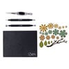 Sizzix - Tim Holtz - Making Tool - Shaping Kit and Thinlits Dies - Small Tattered Florals Bundle