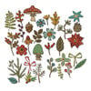 Sizzix - Tim Holtz - Alterations Collection - Thinlits Dies - Funky Festive and Funky Foliage Bundle