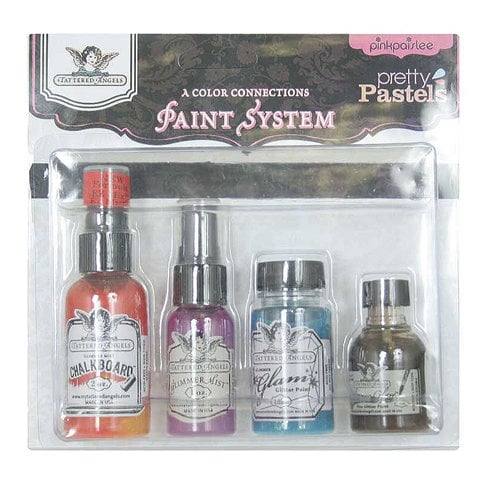 Tattered Angels - Pink Paislee - The Paint System - Pretty Pastels