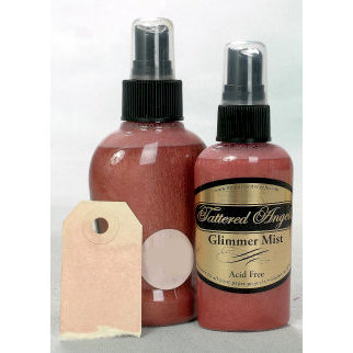 Tattered Angels - Glimmer Mist Spray - 2 Ounce Bottle - Cherub Pink, CLEARANCE