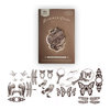 Tattered Angels - Creme de Cocoa Glimmer Chips - Self Adhesive Chipboard Ornaments - Nature
