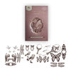 Tattered Angels - Creme de Rouge Glimmer Chips - Self Adhesive Chipboard Ornaments - Nature, CLEARANCE