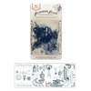 Tattered Angels - Frosty Blue Glimmer Glass - Frosted Memories, CLEARANCE