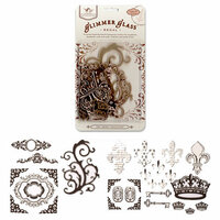 Tattered Angels - Creme de Cocoa Glimmer Glass - Regal, CLEARANCE