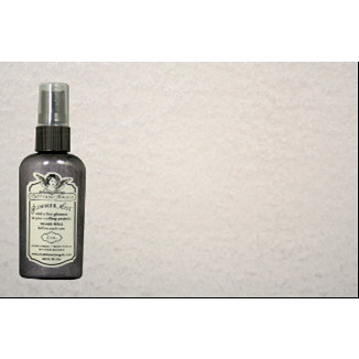 Tattered Angels - Heidi Swapp Collection - Glimmer Mist Spray - 2 Ounce Bottle - Silver Sugar