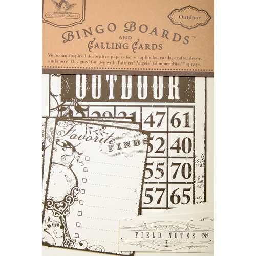Tattered Angels - Outdoor Collection - Bingo Boards and Calling Cards