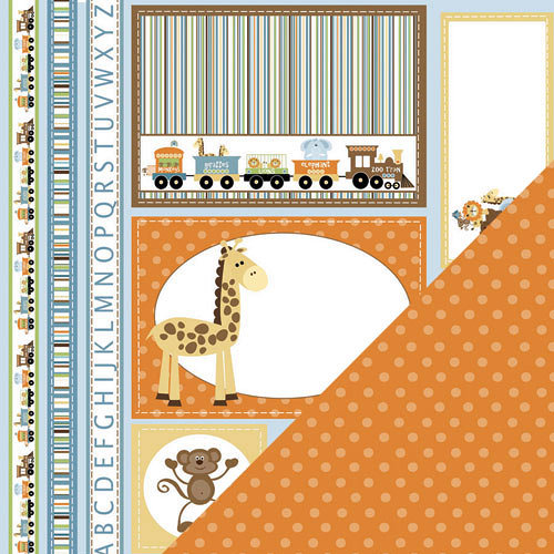 Three Bugs In a Rug - Animal Stackers Collection - 12 x 12 Double Sided Paper - Animal Cut Outs