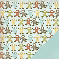 Three Bugs In a Rug - Blast Off Collection - 12 x 12 Double Sided Paper - Space Walk