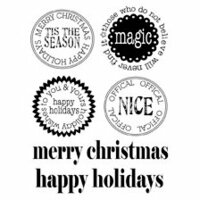Three Bugs in a Rug - Clear Stamps - Tis the Season, CLEARANCE