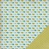 Three Bugs In a Rug - Frisky Collection - 12 x 12 Double Sided Paper - Guppy