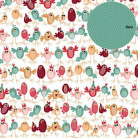Three Bugs In a Rug - Happy Bird-Day Collection - 12 x 12 Double Sided Paper - Birds Of a Feather