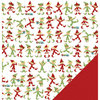 Three Bugs In a Rug - Snow Much Fun Collection - 12 x 12 Double Sided Paper - Santa's Elves