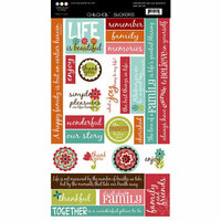 Three Bugs In a Rug - Simple Pleasures Collection - Cardstock Stickers