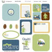 Three Bugs In a Rug - Snips and Snails Collection - Die Cut Shapes - Tags