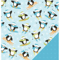 Three Bugs In a Rug - Snow Much Fun Collection - 12 x 12 Double Sided Paper - On the Slopes