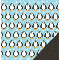 Three Bugs In a Rug - Snow Much Fun Collection - 12 x 12 Double Sided Paper - Penguin Pals, CLEARANCE