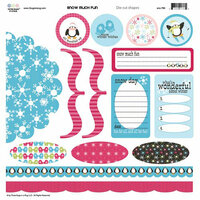 Three Bugs In a Rug - Snow Much Fun Collection - Die Cut Shapes