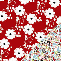 Three Bugs In a Rug - Spread Your Wings Collection - 12 x 12 Double Sided Paper - Little Red, CLEARANCE