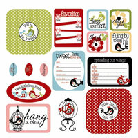 Three Bugs In a Rug - Spread Your Wings Collection - Die Cut Shapes - Tags, CLEARANCE