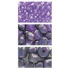 The Beadery - Selections Collection - Jewelry Bead Ensemble - Baroque Beads - Purple