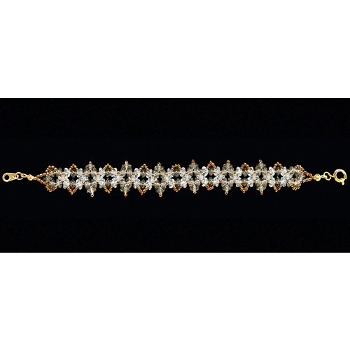 The Beadery - Jewelry Bracelet Kit - Victorian Lace - Smokey Bronze