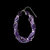 The Beadery - Jewelry Necklace Kit - Chunky Twist - Purple