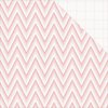 Teresa Collins - Project Pink Collection - 12 x 12 Double Sided Paper - Ombre Chevron