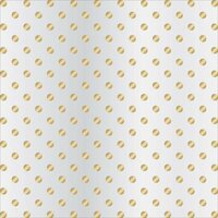 Teresa Collins - Signature Essentials Collection - 12 x 12 Clear Paper - Gold Dots