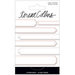 Teresa Collins - Signature Essentials Collection - Matchbook Stickers - Labels - Blush