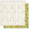 TaDa Creative Studios - Abode a La Mode Collection - 12 x 12 Double Sided Paper - Fruit Stripes