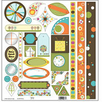 TaDa Creative Studios - Abode a La Mode Collection - 12 x 12 Die Cut Paper - Tag-a-ma-jigs 1