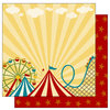 TaDa Creative Studios - The Big Top Collection - 12 x 12 Double Sided Paper - Step Right Up, BRAND NEW